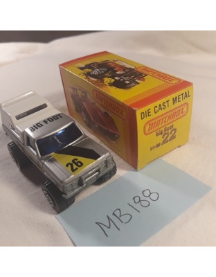 Matchbox Superfast #22 - Big Foot - Mini Pick-up - 1981 Lesney England - NOS - Mint in Box