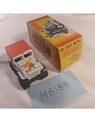 Matchbox Superfast #20 - 4x4 Jeep - Desert Dawg - 1981 Lesney England - NOS - Mint in Box