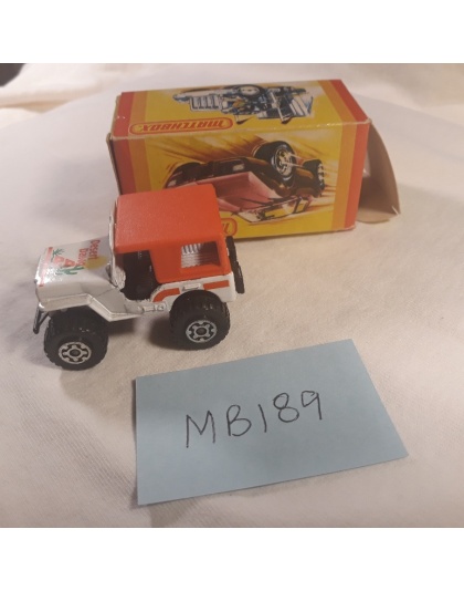Matchbox Superfast #20 - 4x4 Jeep - Desert Dawg - 1981 Lesney England - NOS - Mint in Box
