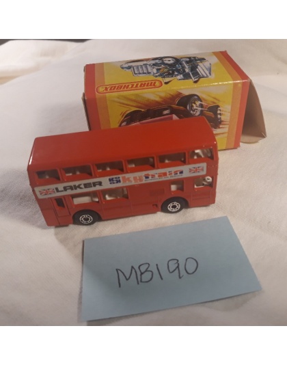 Matchbox Superfast #17 - London Bus - 1981 Lesney England - NOS - Mint in Box