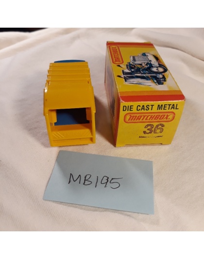 Matchbox Superfast #36 - Refuse Truck - Lesney England 1979 - NOS - Mint in Box
