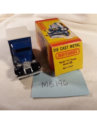 Matchbox Superfast #38 - Model A Truck - Champion Spark Plugs - Made in England - Lesney Products 1979 - NOS - Mint in Box