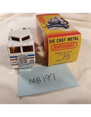 Matchbox Superfast #45 - Kenworth C.O.E. Aerodync - Lesney England 1981 - NOS - Mint in Box