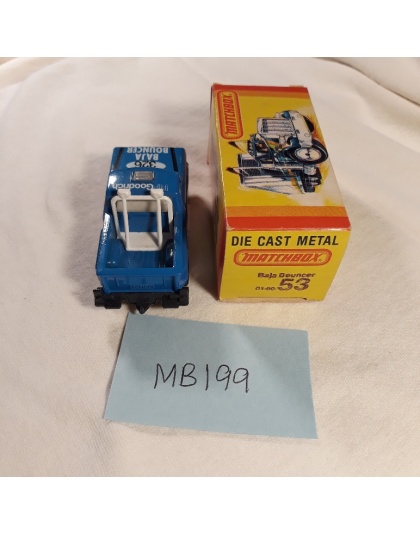 Matchbox Superfast #53 - Baja Bouncer- Goodrich - Flareside Pickup - Lesney England 1982 - NOS - Mint in Box