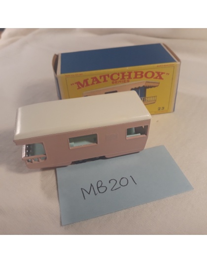 Vintage MATCHBOX Lesney #23 - Trailer Caravan - NOS - Mint in Box
