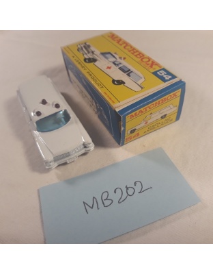 Vintage MATCHBOX Lesney #54 - Cadillac Ambulance - NOS - Mint in Box