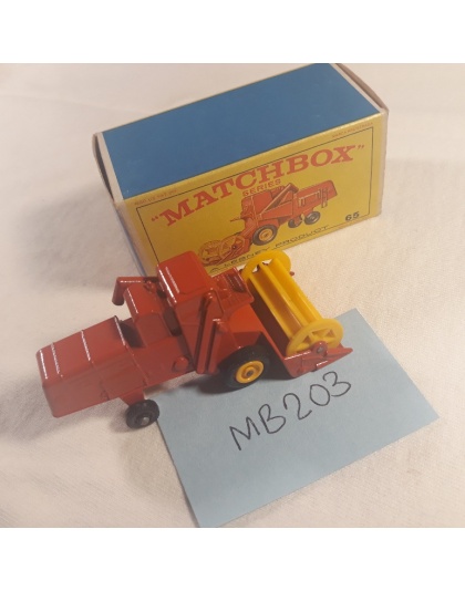 Vintage MATCHBOX Lesney #65 Claas Combine Harvester - NOS - Mint in Original Box