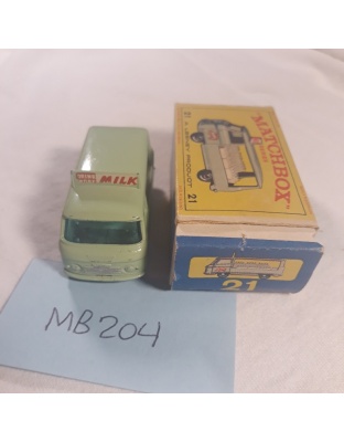 Vintage MATCHBOX Lesney #21 Milk Delivery Truck - NOS - In Box