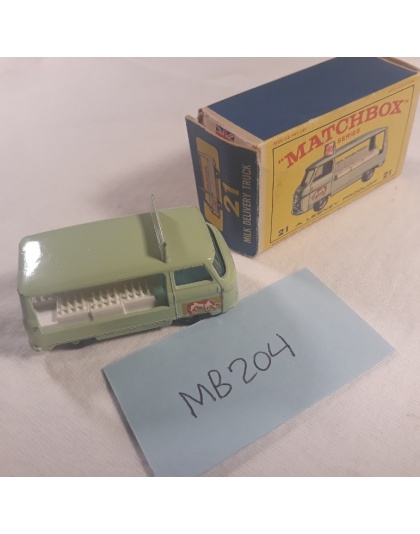 Vintage MATCHBOX Lesney #21 Milk Delivery Truck - NOS - In Box