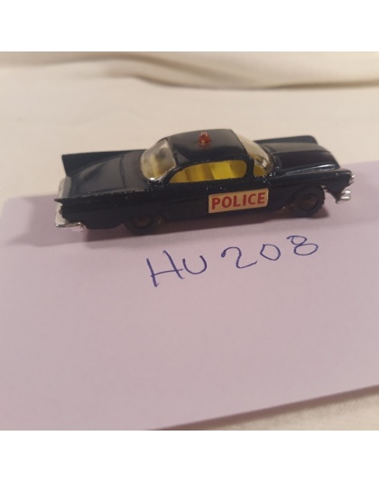 1960 Buick Electra Police car - HO Diecast - Husky Great Britain