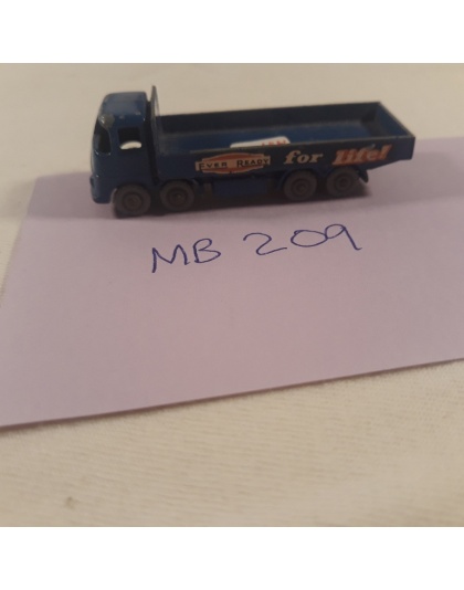 Matchbox Lesney ERF 68G Truck - Ever Ready for Life - Blue Flat Bed