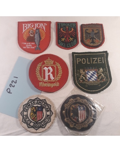 German and American Patches  - Lot of 7 in all
