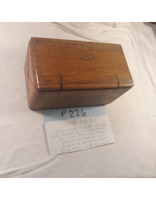 Singer Puzzle Box - will all singer attachments tools - patented 1889