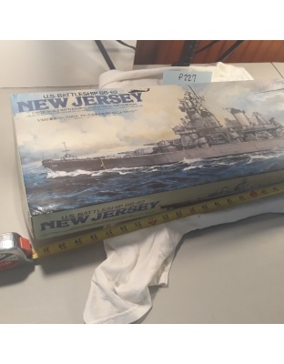VTG Tamiya Kit 78005 1:350 U.S.S. New Jersey BB-62 Battleship NIB