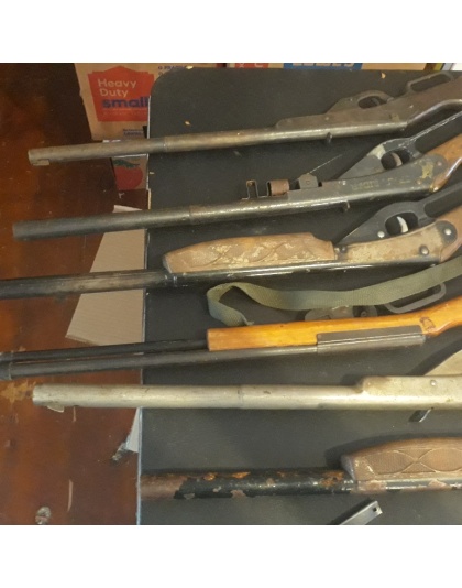 Lot of 11 Toy vintage guns