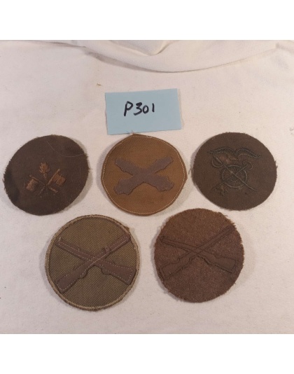 WWI Patches - Lot of 5