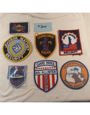 Lot of 7 Patches