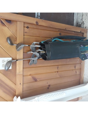 King cobra left handed golf clubs from the 90's with bag