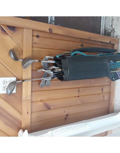 King cobra left handed golf clubs from the 90's with bag