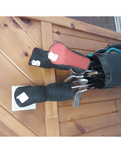 King cobra left handed golf clubs from the 90's with bag