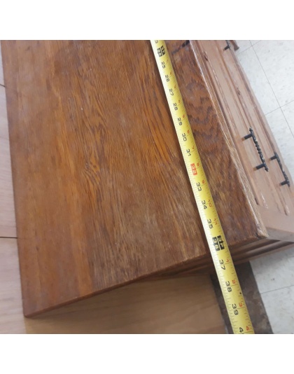 Vintage 3 drawer oak dresser