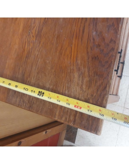 Vintage 3 drawer oak dresser