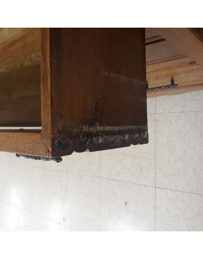 Vintage 3 drawer oak dresser